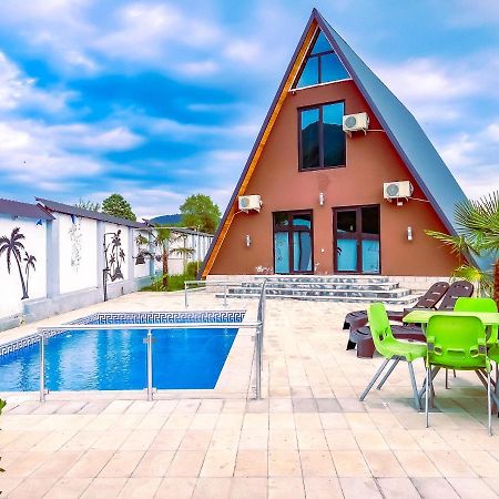 Qafqaz Family Chalet Villa Gabala Exterior foto