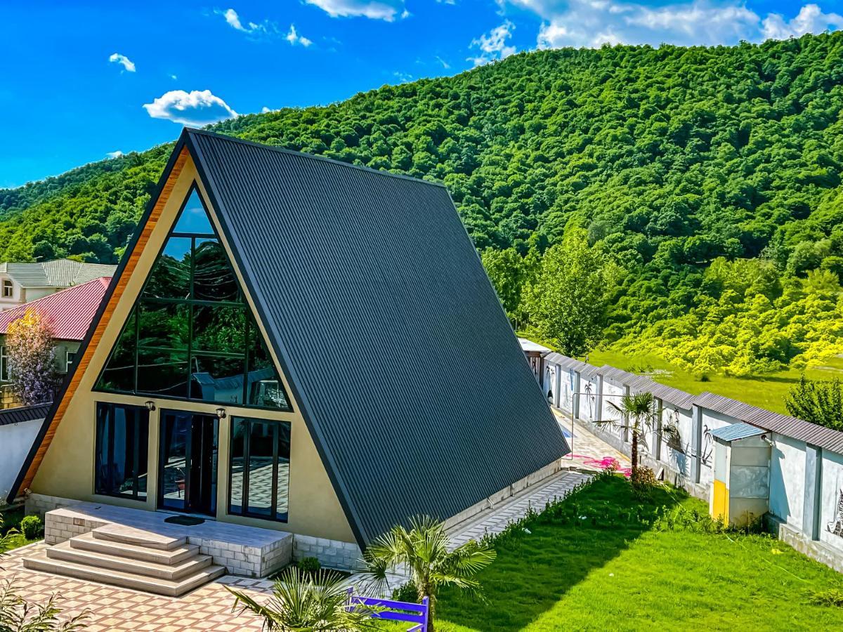 Qafqaz Family Chalet Villa Gabala Exterior foto